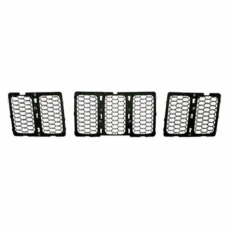 SHERMAN PARTS Grille Honeycomb Style Assembly for 2014-2016 Jeep Grand Cherokee SHE088B-99U